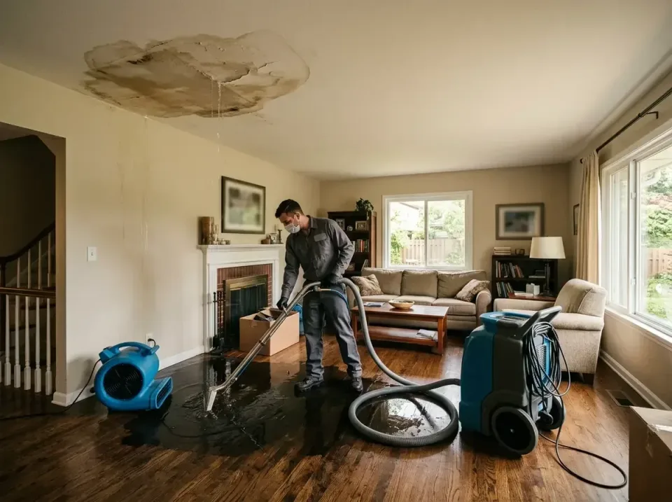 attic-pipe-burst-ceiling-drip-008 — frequently asked questions, Water Damage Restoration & Carpet Care in Charleston, MS